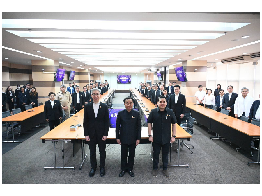 ปลัดฯ ณัฐพล นำทีมผู้บริหารสวัสดีปีใหม่ 2569 รมช. ยศสิงห์